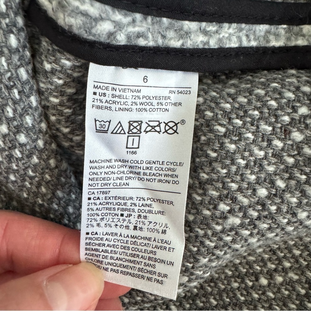 Banana Republic Gray Belted Blazer Jacket - Picture 9 of 11